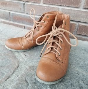 Cute brown booties